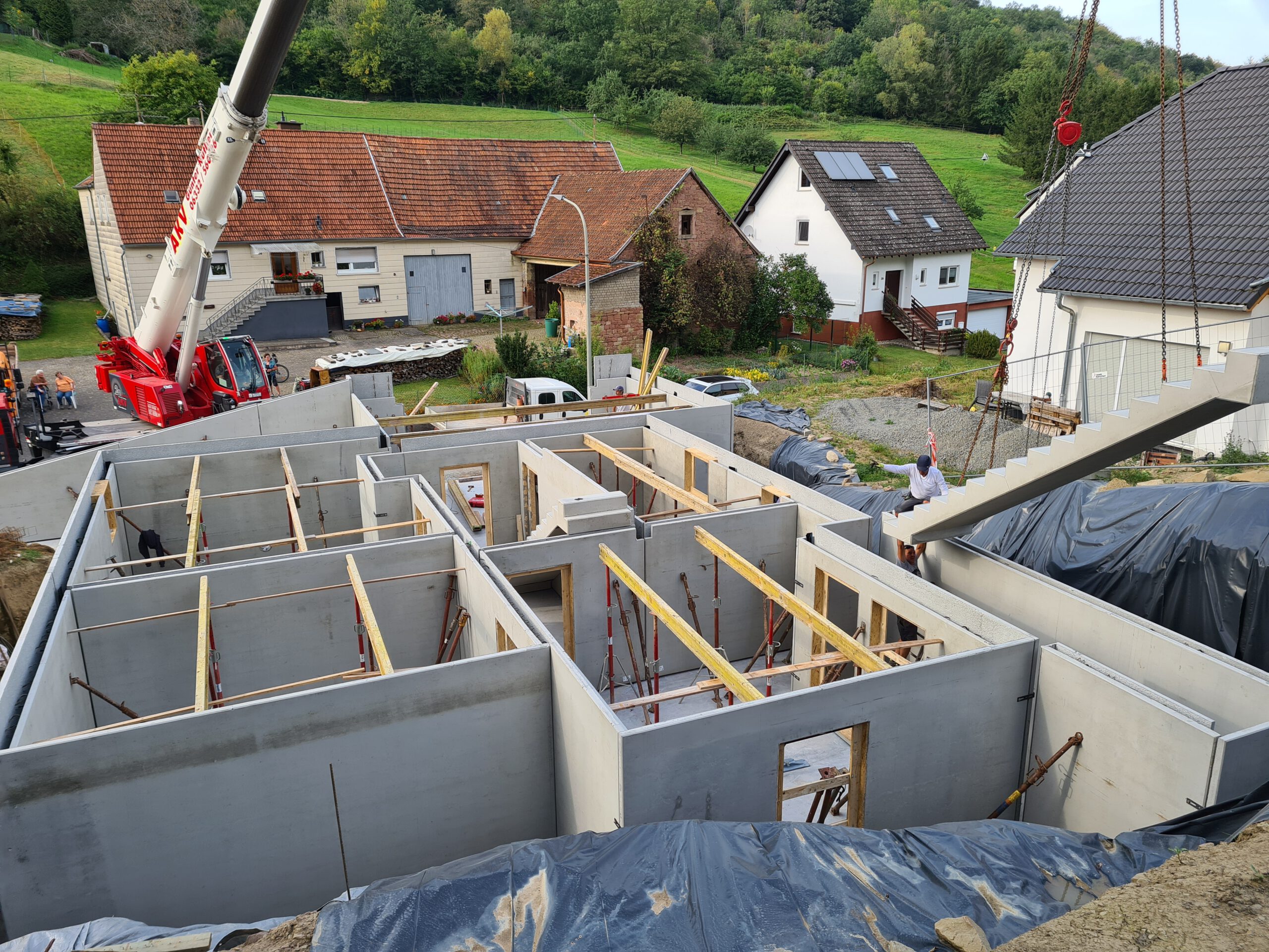 Betonfertigkeller inkl. Treppe